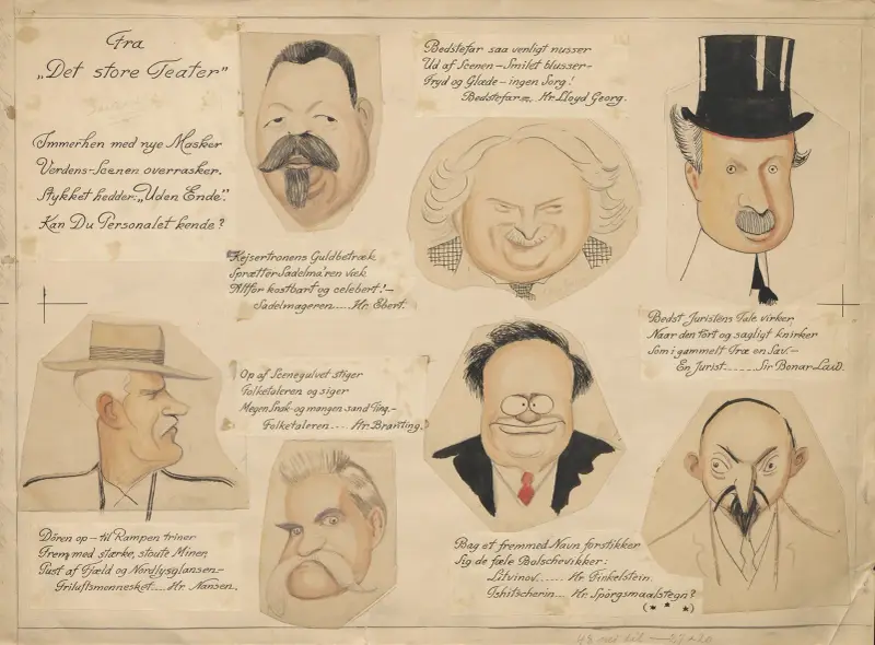 Aus „Das große Theater“, 1922 – Nr. 1 von Alfred Schmidt