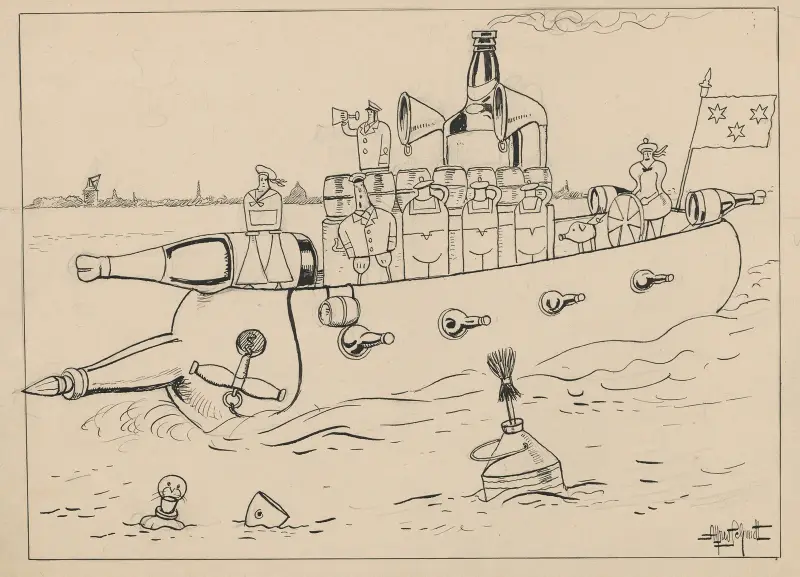 Från svenska marinens besök i Köpenhamn av Alfred Schmidt