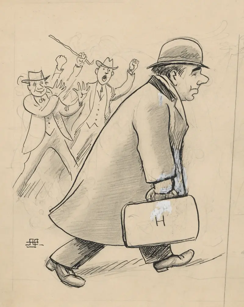 Hanussen is in Denmark, but he is not received with the warmth he had expected. On the contrary, the Danes make fun of him. av Alfred Schmidt