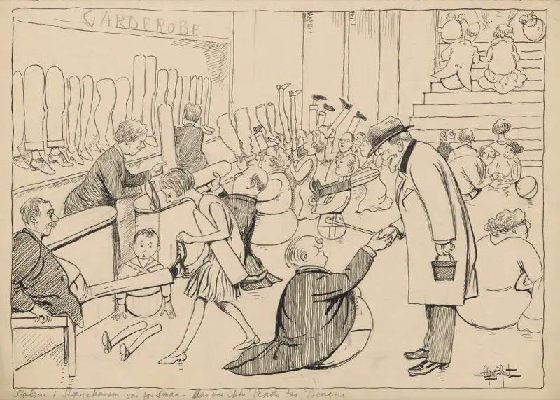 Here, Klude and Ben are welcomed. av Alfred Schmidt