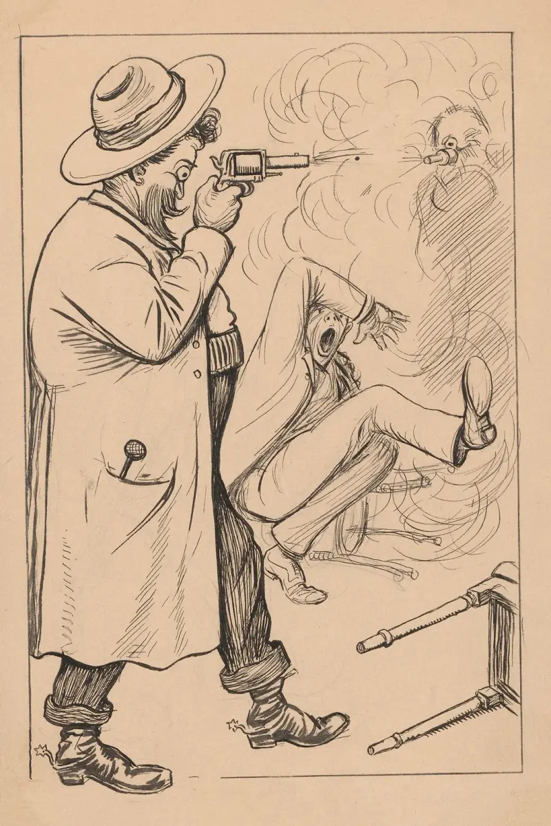 Man med gevär av Alfred Schmidt