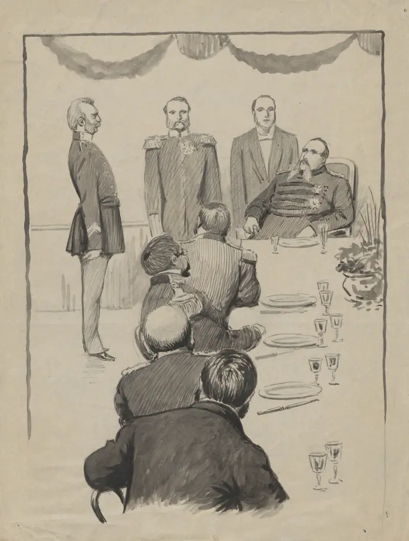 Royal dinner av Alfred Schmidt