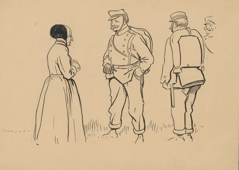 Soldater och bondkvinnor av Alfred Schmidt
