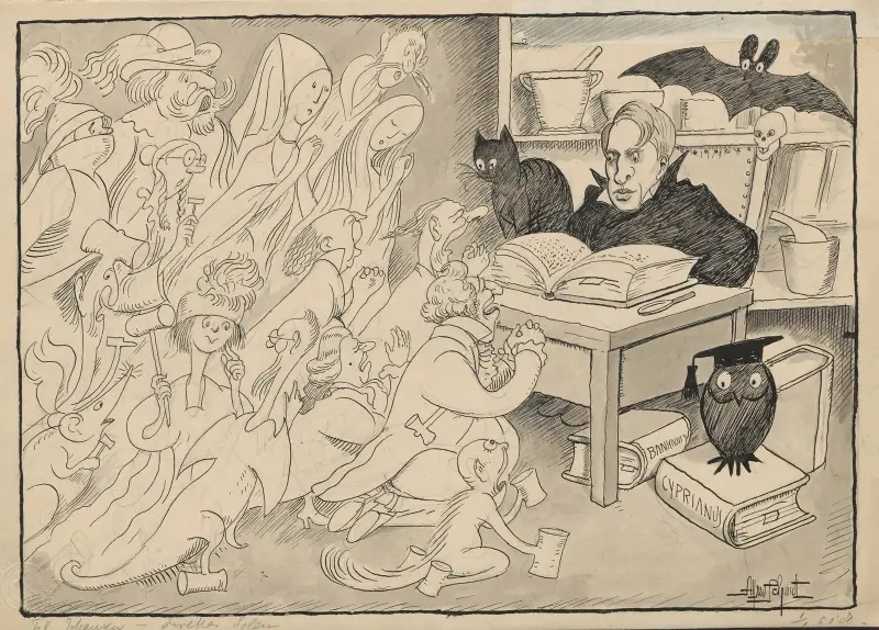 The bankers in Aarhus ask Faustinus for Labor Peace av Alfred Schmidt