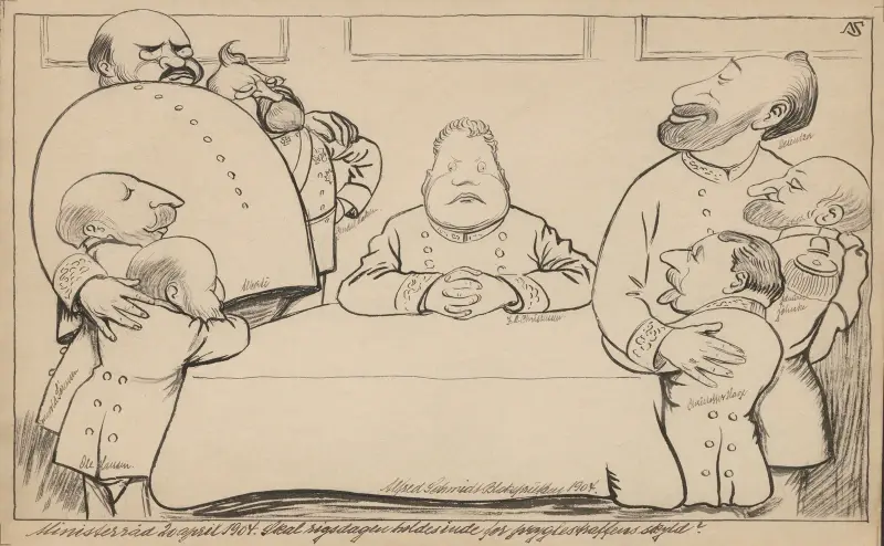 Deuntzers regering samlad kring J. C. Christensen av Alfred Schmidt