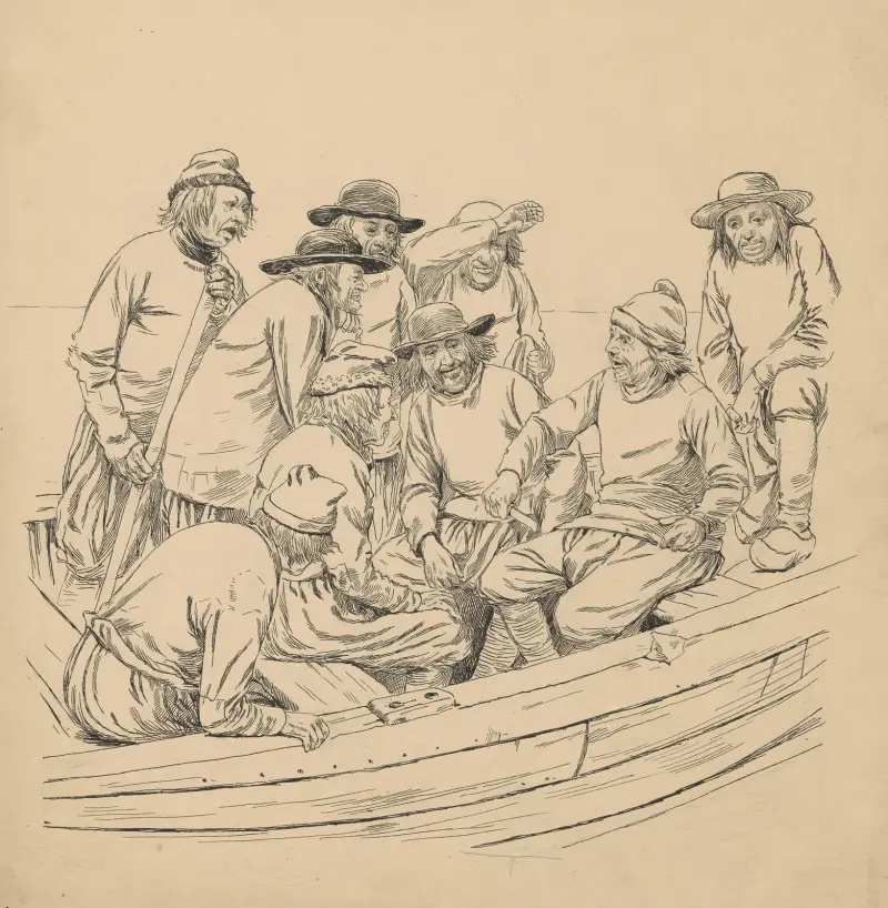 The Molboers have hidden their church bell in the water av Alfred Schmidt