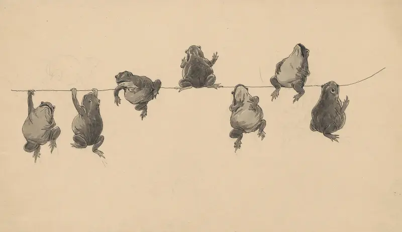 Toads on a string av Alfred Schmidt