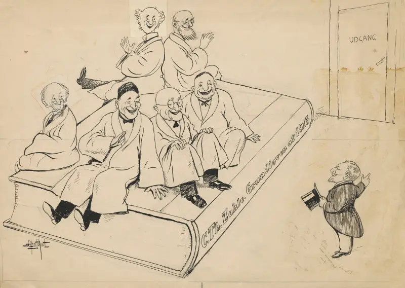 ‘We are all sitting comfortably here,’ said the Judges, who were sitting on the Constitution. av Alfred Schmidt