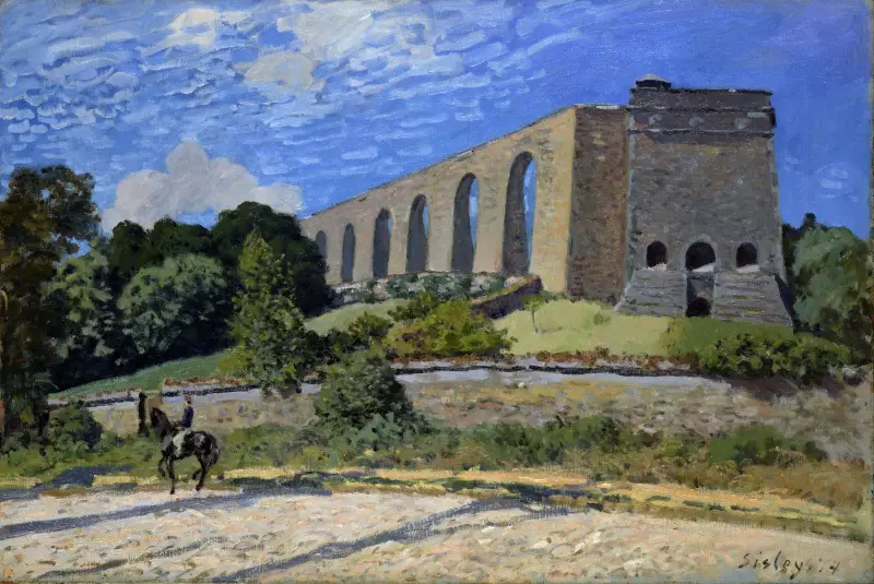 Akwedukt w Marly, Alfred Sisley