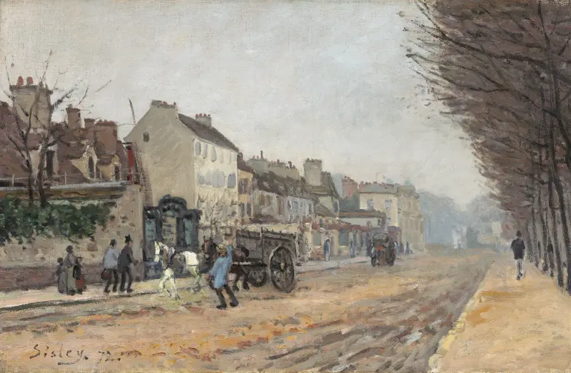 Boulevard Héloïse, Argenteuil, Alfred Sisley