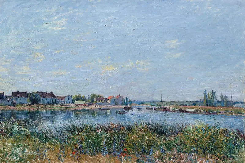 Saint-Mammès, Le Matin av Alfred Sisley