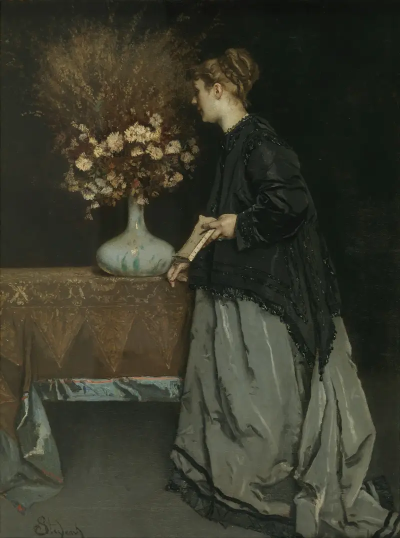 Herbstblumen von Alfred Stevens