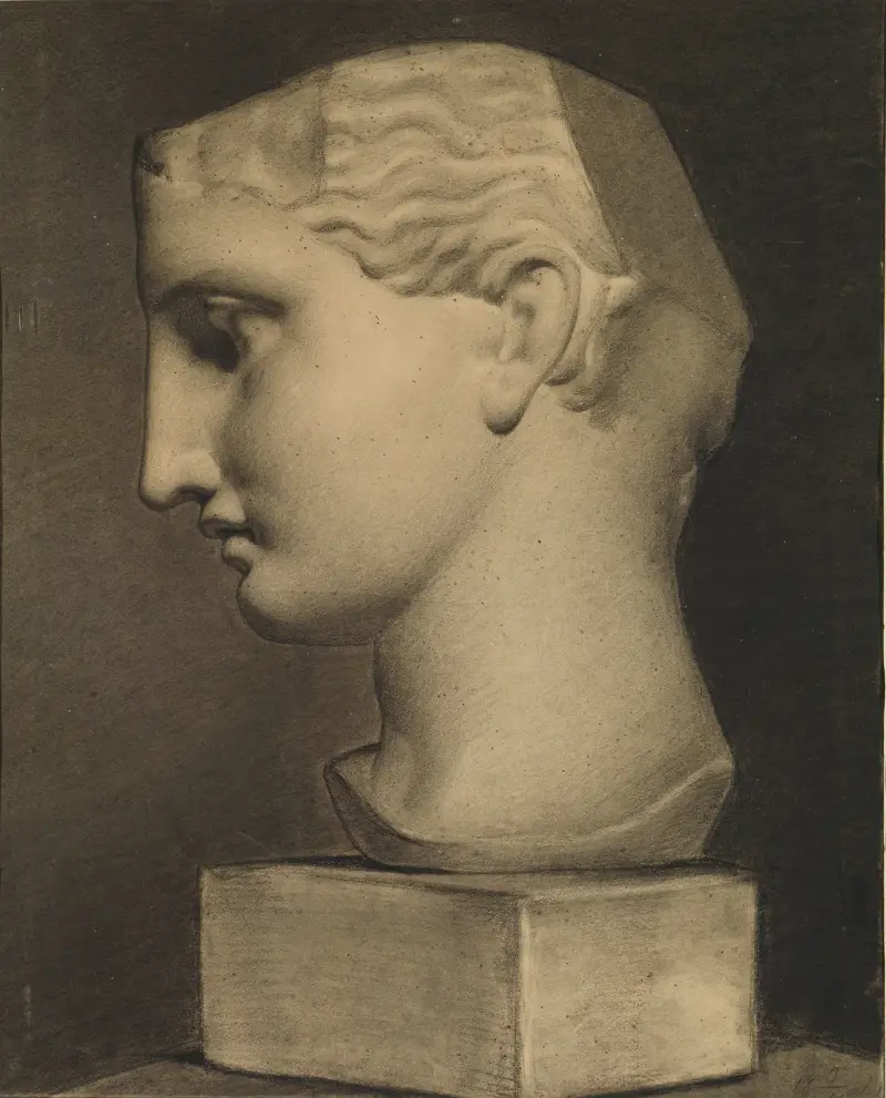 Kvinna i profil av Alfred Stevens