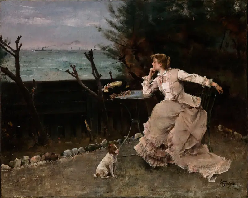 V hlubokých myšlenkách, Alfred Stevens