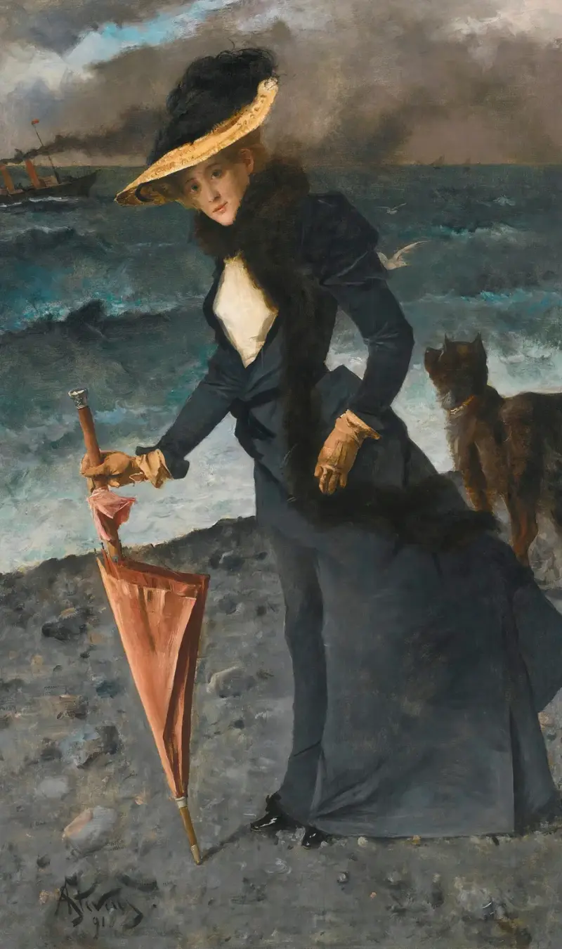 Windböen von Alfred Stevens