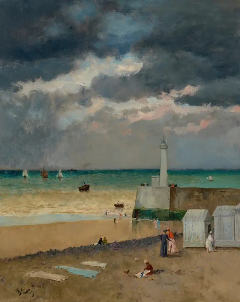 Le Tréport av Alfred Stevens