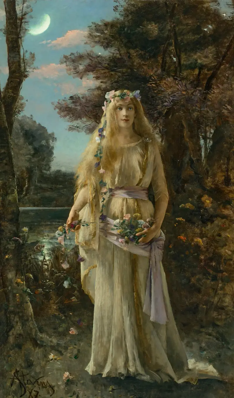 Ophélie (Ophelia) av Alfred Stevens