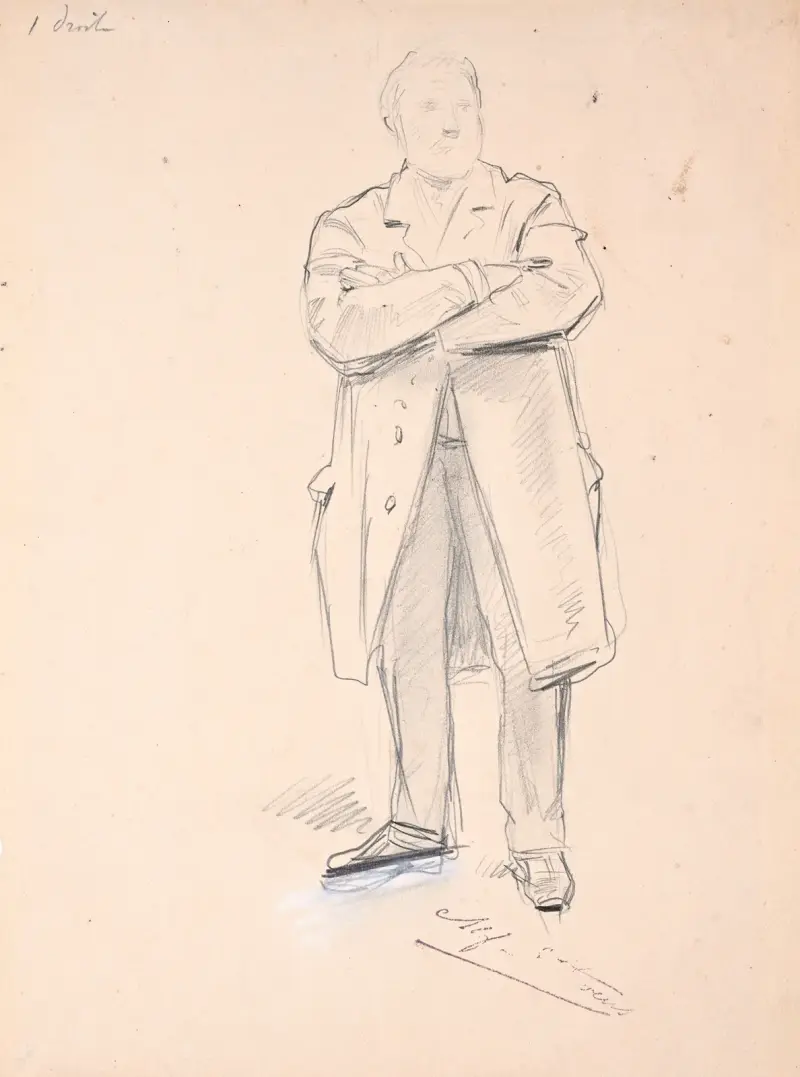 Studie für das Panorama du Siècle von Alfred Stevens