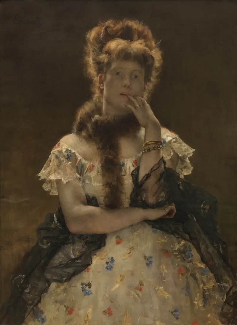Die Pariser Sphinx, 1875 von Alfred Stevens