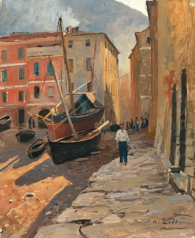 En hamn på Rivieran av Alfred Zoff
