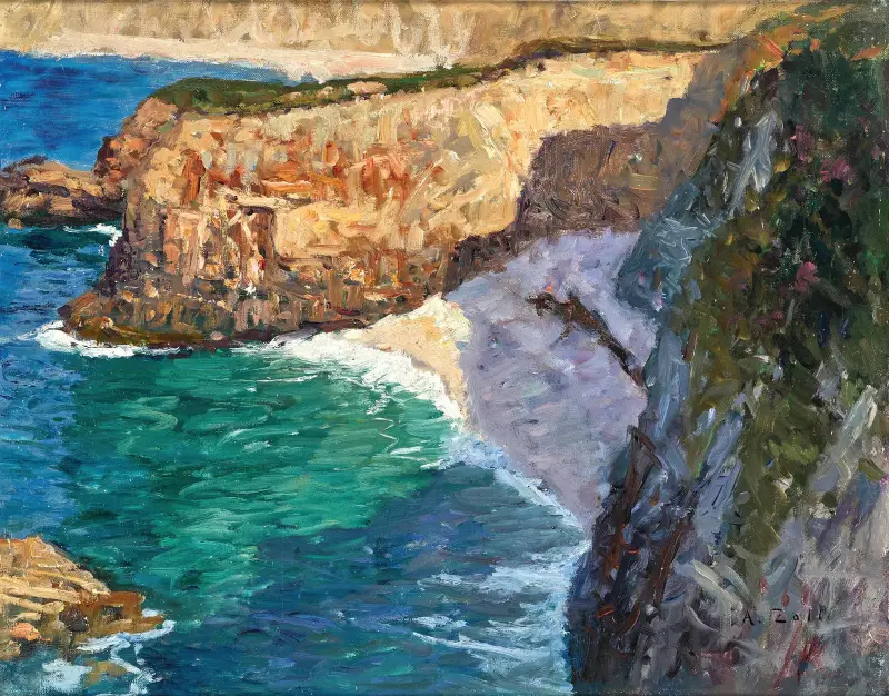 Camaret. Küste bei Brest av Alfred Zoff