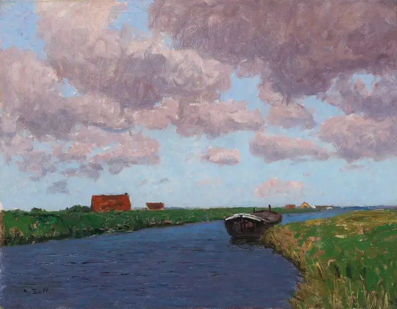 Krajobraz belgijski, Alfred Zoff