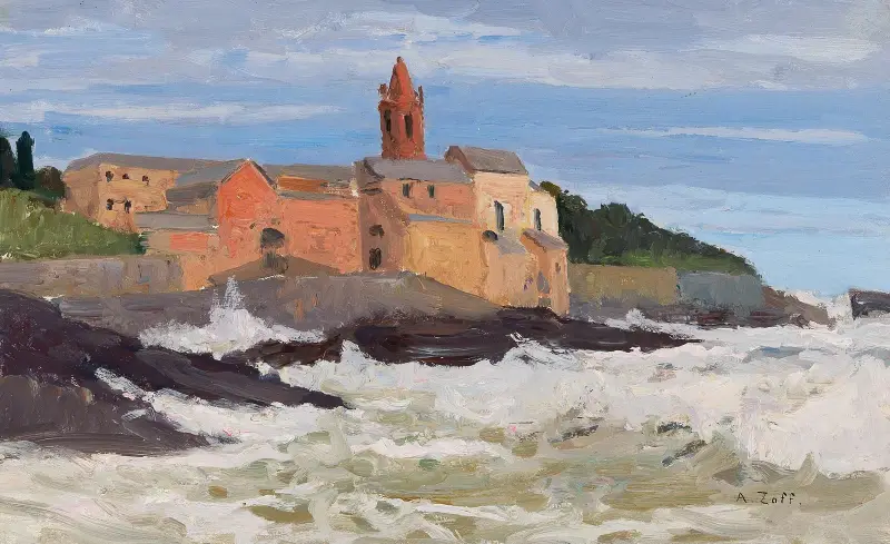 San Giuliano In Genoa av Alfred Zoff