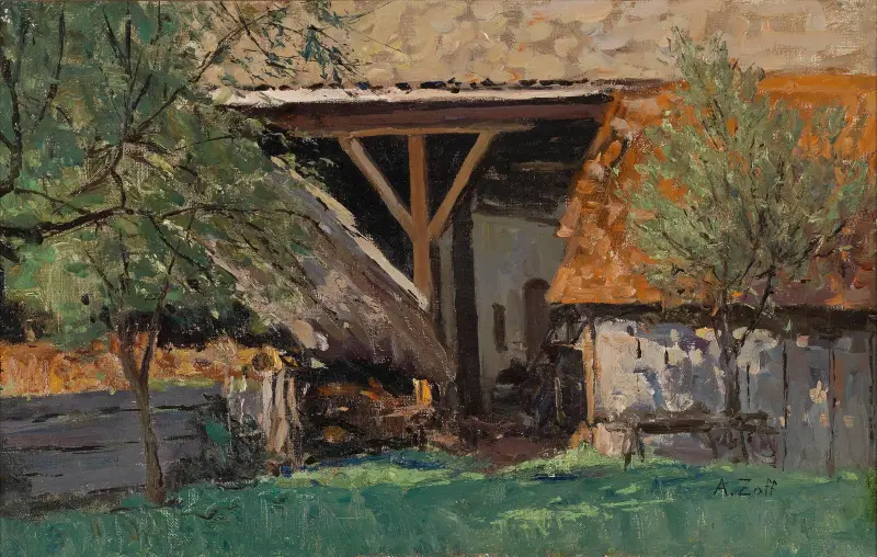 Scheune in Stainz von Alfred Zoff