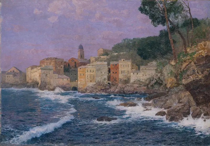 Stad vid Rivieran av Alfred Zoff