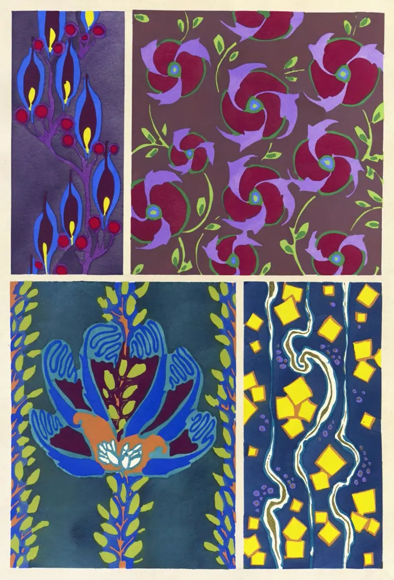 Floréal; dessins & coloris nouveaux Pl.18 av Emile-Allain Séguy
