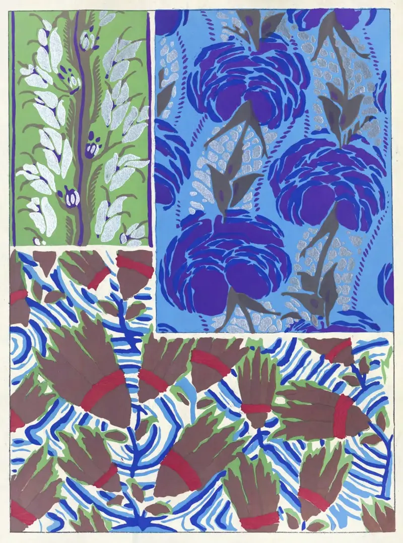 Suggestions pour étoffes et tapis Pl.08 av Emile-Allain Séguy