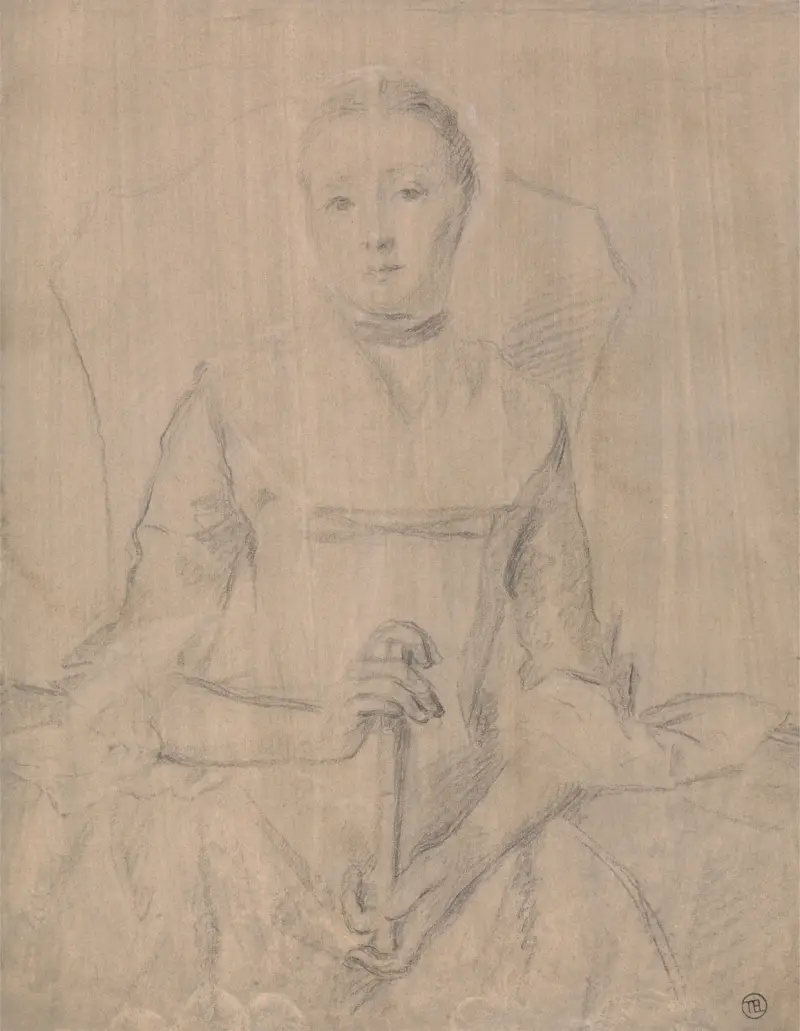 Margaret Ramsay, the Artist’s Second Wife (Died 1782) av Allan Ramsay
