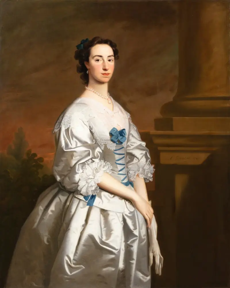 Porträtt av en dam av Allan Ramsay