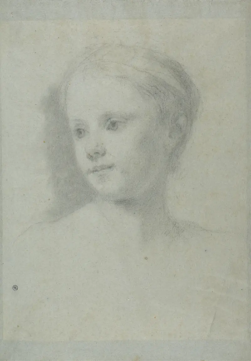 Portrait of a Young Girl av Allan Ramsay