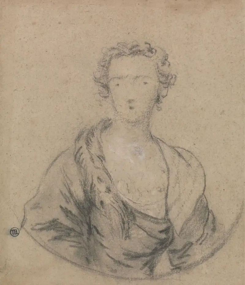 Study for a Portrait of a Woman. – nr 1 av Allan Ramsay
