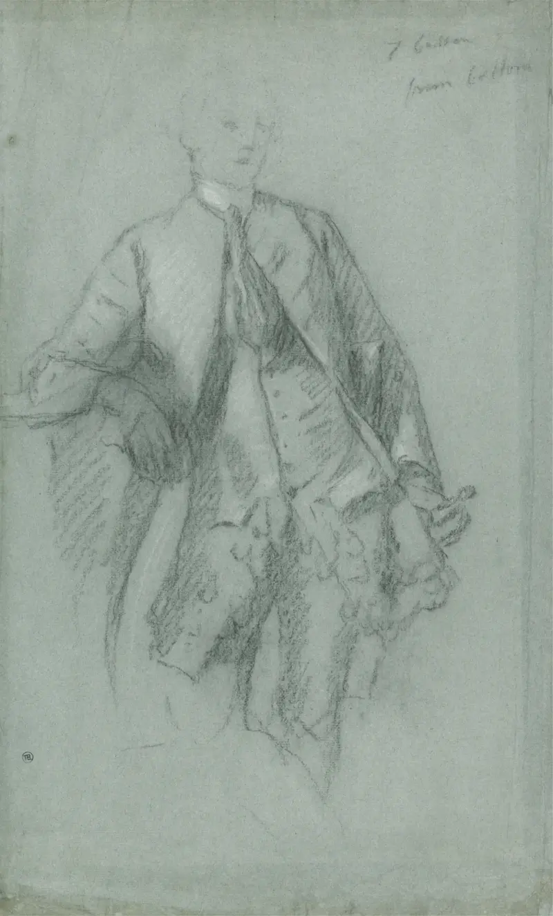 Study for the Portrait of William Guise av Allan Ramsay