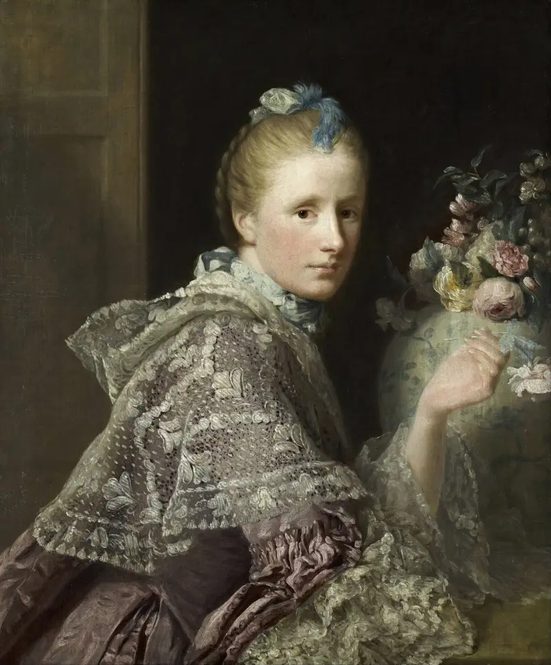 The Artist’s Wife, Margaret Lindsay of Evelick av Allan Ramsay