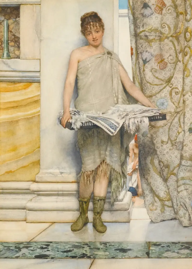 Eine Balneatrix von Lawrence Alma-Tadema