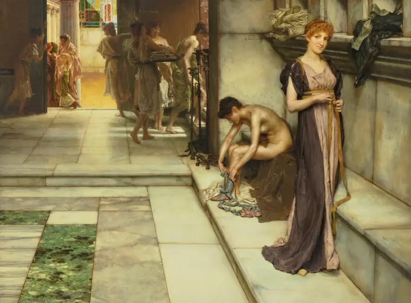Ein Apodyterium von Lawrence Alma-Tadema