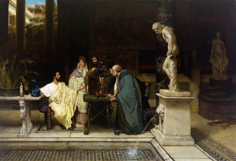 An Art Lover av Lawrence Alma-Tadema