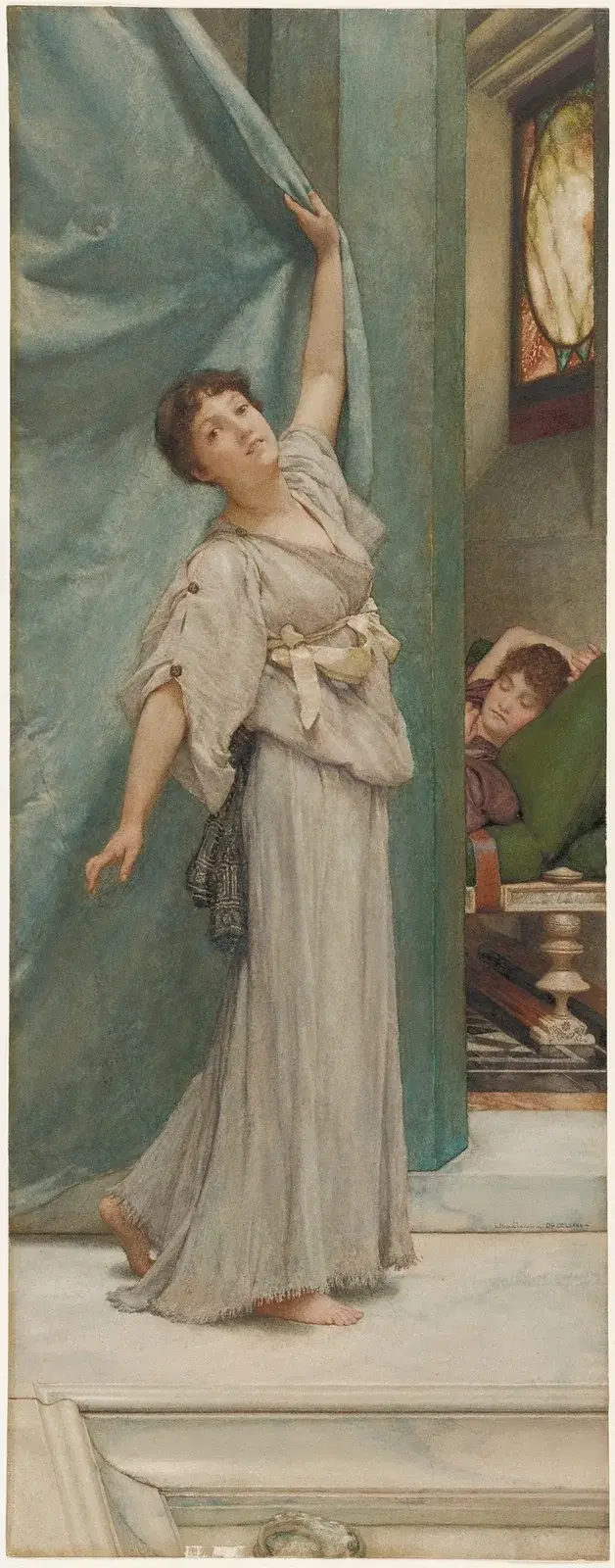 Polední spánek, Lawrence Alma-Tadema