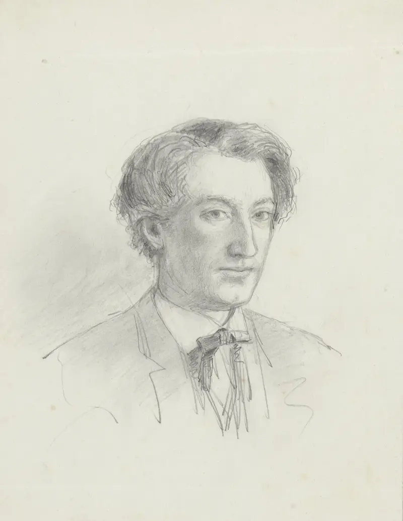 Portret van Carel Vosmaer av Lawrence Alma-Tadema