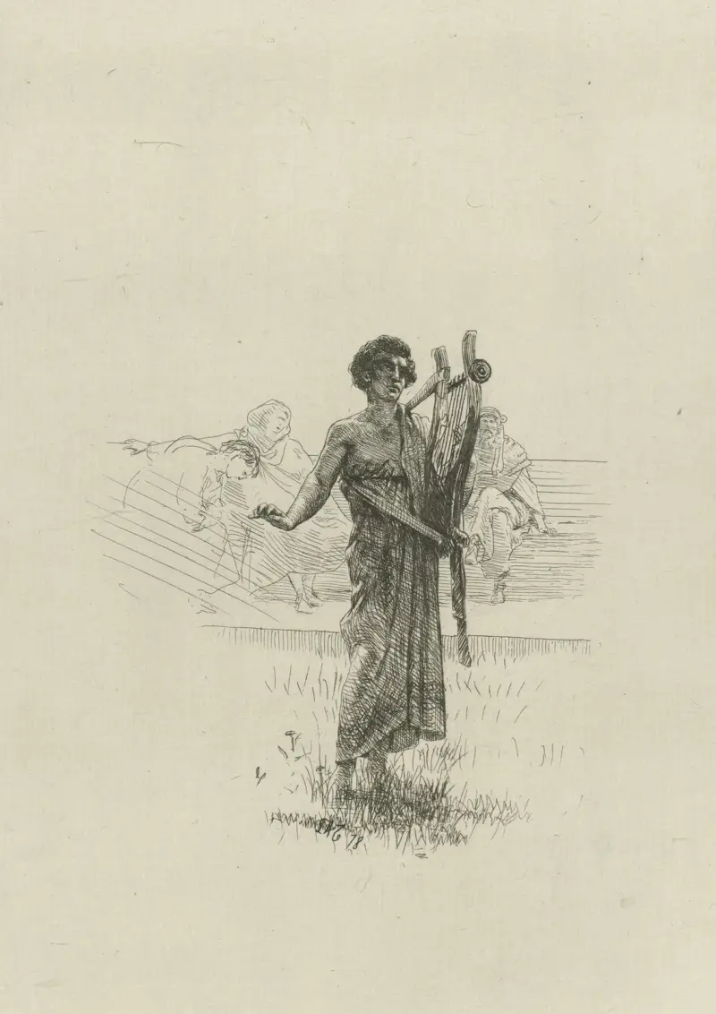 Skica pro improvizátora, 1878 – Nr. 3, Lawrence Alma-Tadema