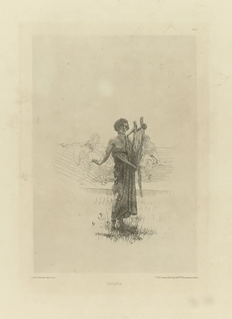 Szkic improwizatora, 1878 – nr 1, Lawrence Alma-Tadema