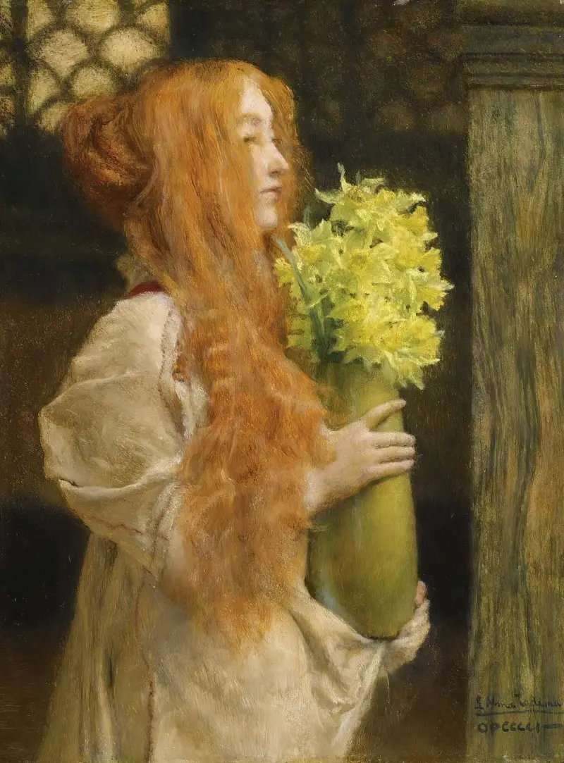 Jarní květiny, Lawrence Alma-Tadema