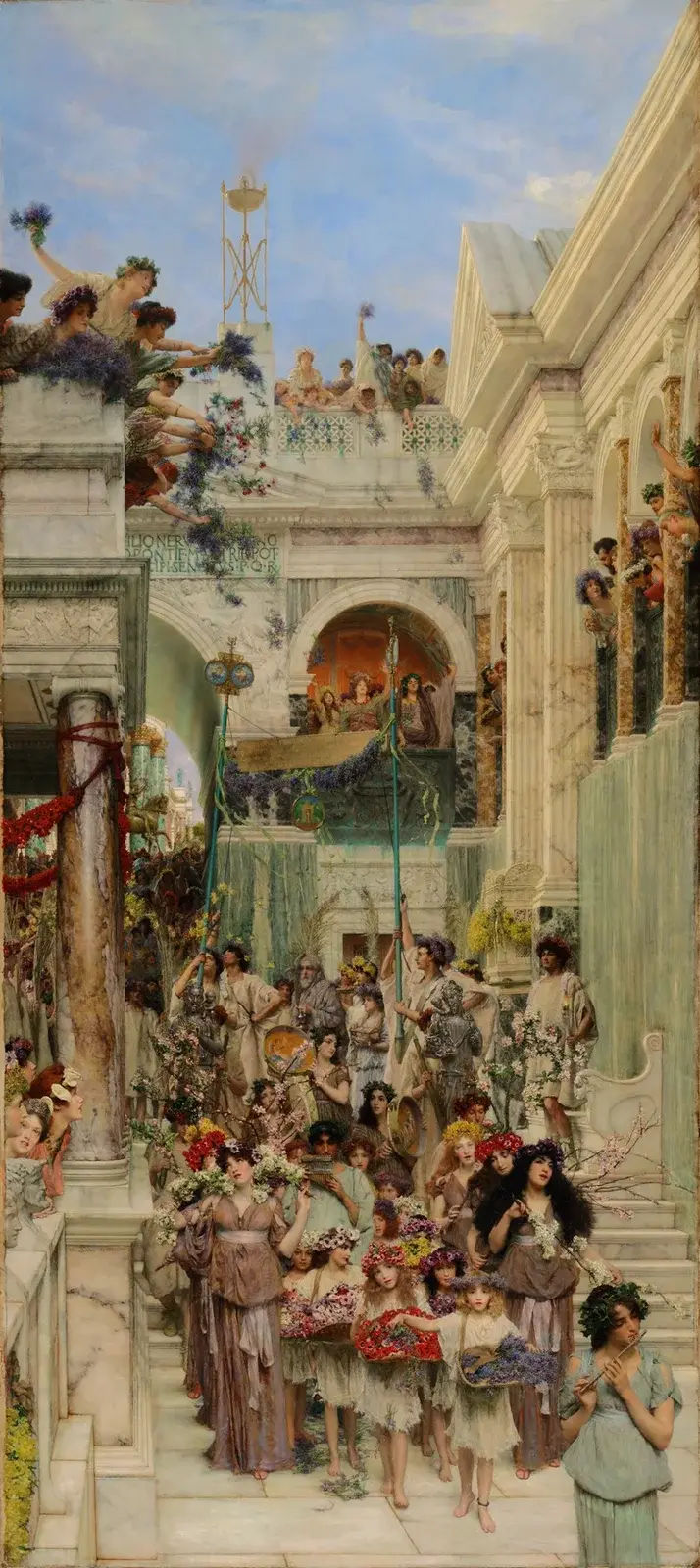 Frühling von Lawrence Alma-Tadema
