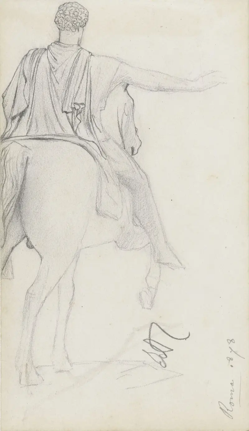 Jezdecká socha Marca Aurelia, Lawrence Alma-Tadema