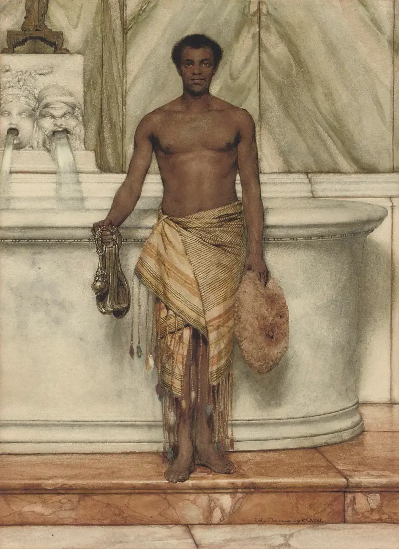 Der Balneator von Lawrence Alma-Tadema