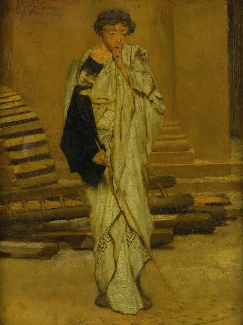 Der römische Architekt von Lawrence Alma-Tadema