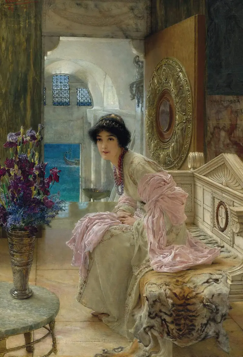 Czuwanie i oczekiwanie, Lawrence Alma-Tadema